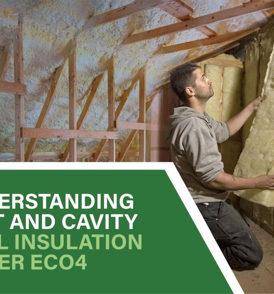 Discover how ECO4 grants cover loft and cavity wall insulation for energy savings and improved home comfort.